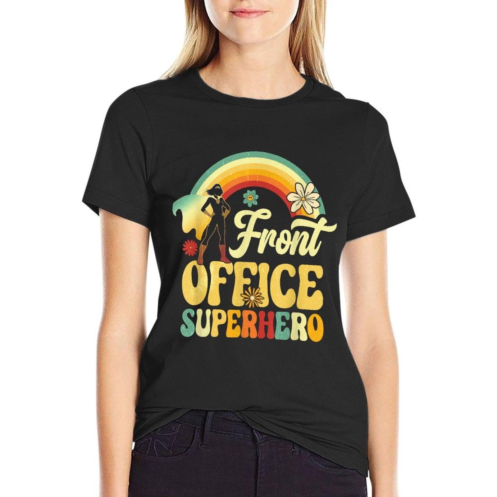 Front Office Superhero Secretary Administrative Assistant T-Shirt