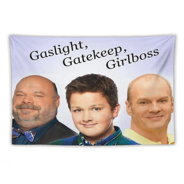 Gaslight Gatekeep Girlboss Tapestry