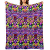 Abstract Patterns Warm Colors Premium Throw Blanket