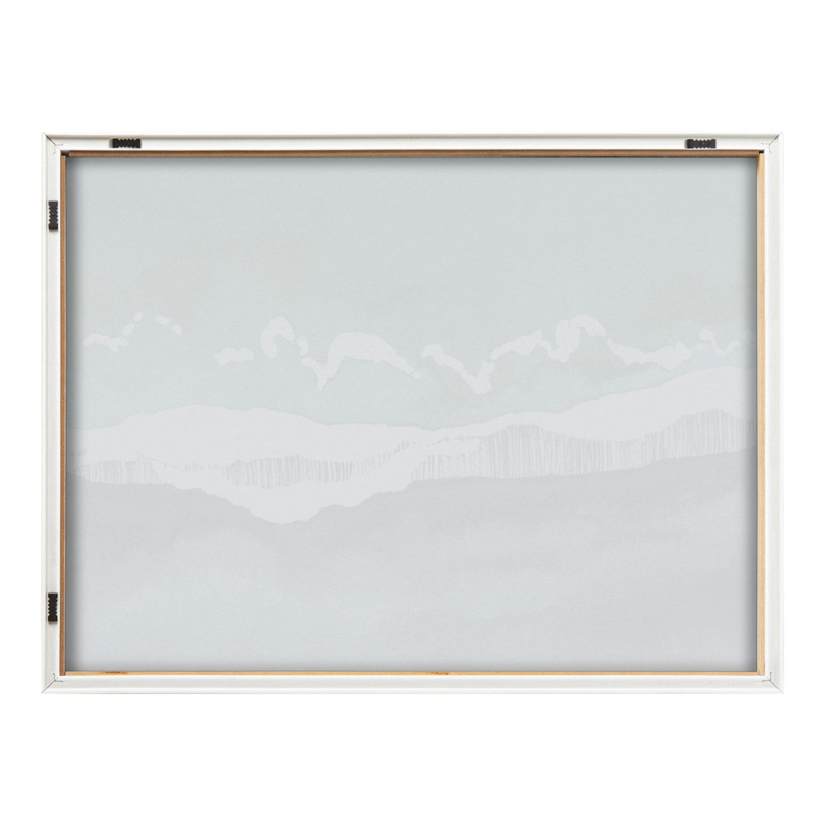 Blake Black Sands Dream Framed Printed Glass by Janet Meinke-Lau