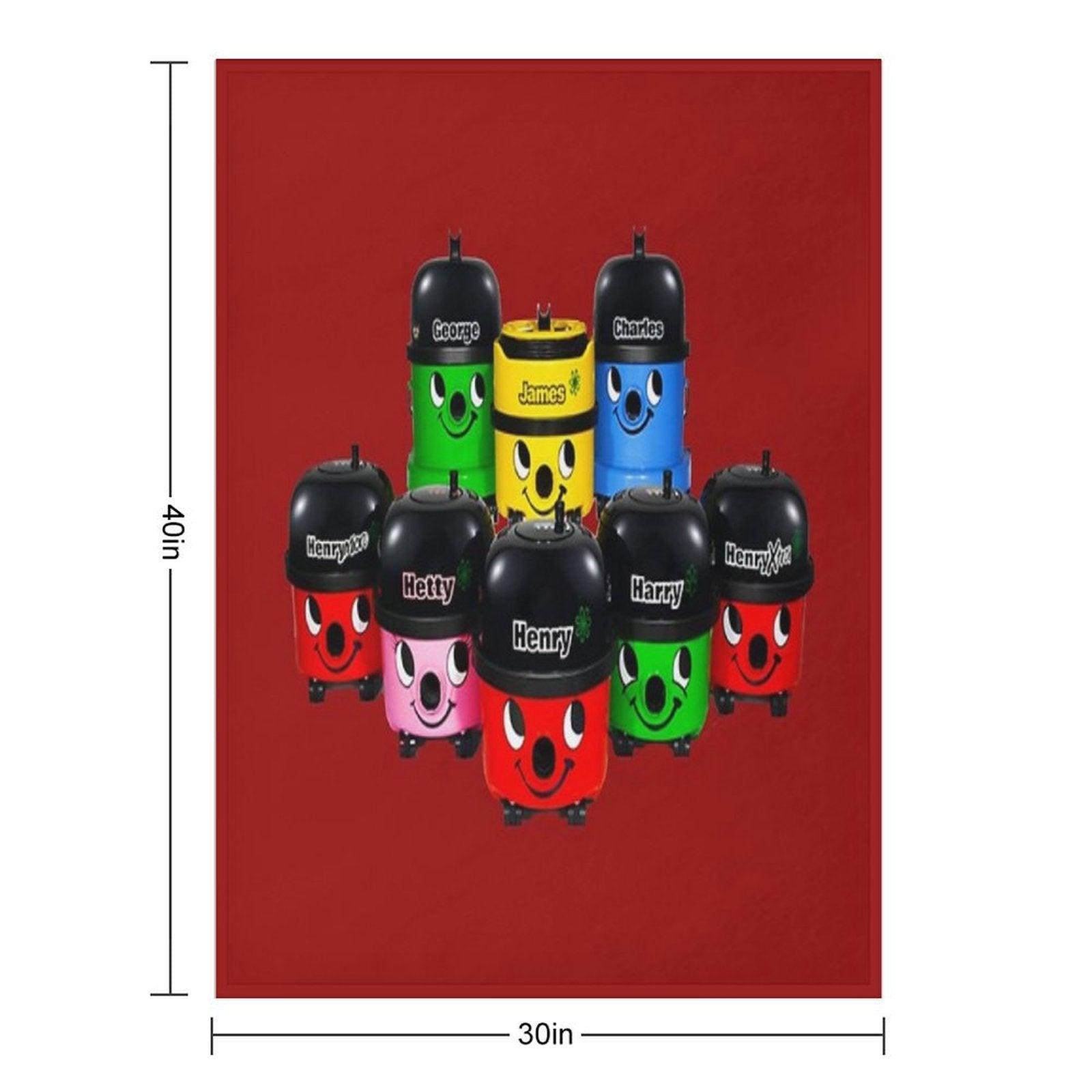 Henry Hoover And Friends Throw Blanket