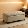 Tufted ExtraLarge Storage Ottoman Bench Hinged Lid