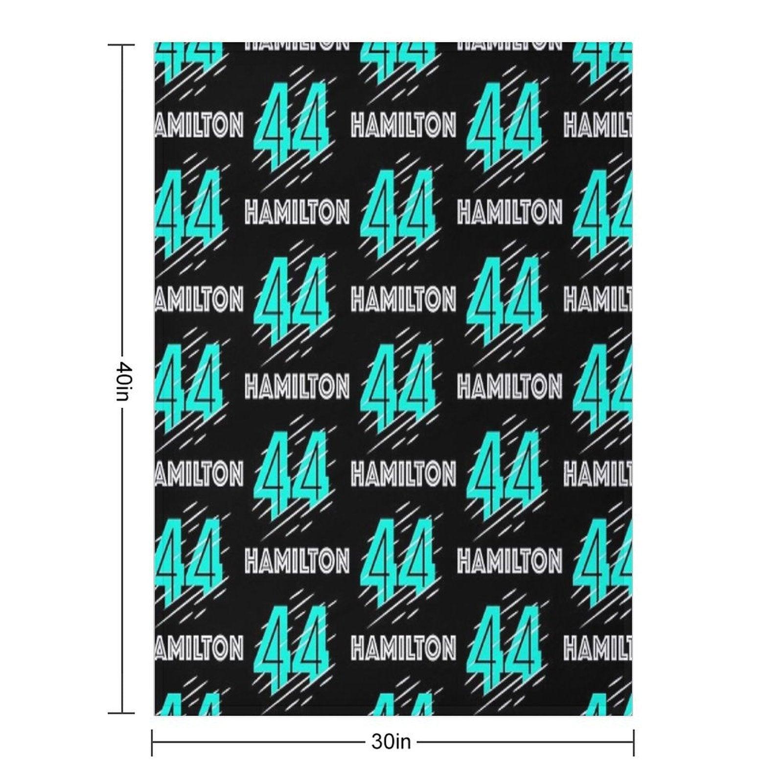 F1 Lewis Hamilton Throw Blanket
