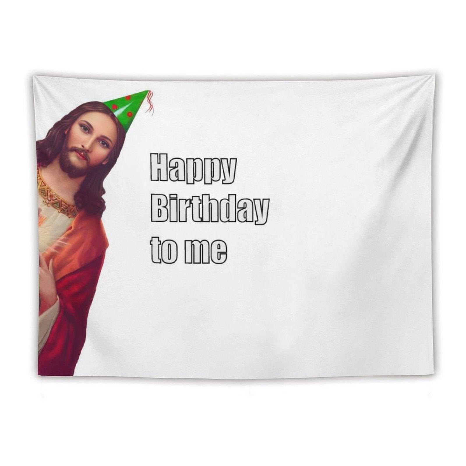 Happy Birthday to Me Tapestry