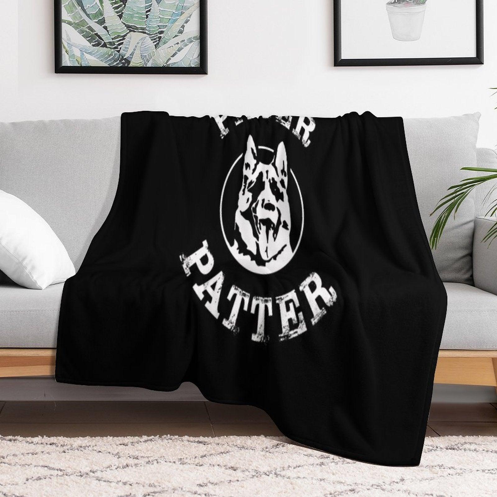 Pitter Patter Let's Get At Er Throw Blanket