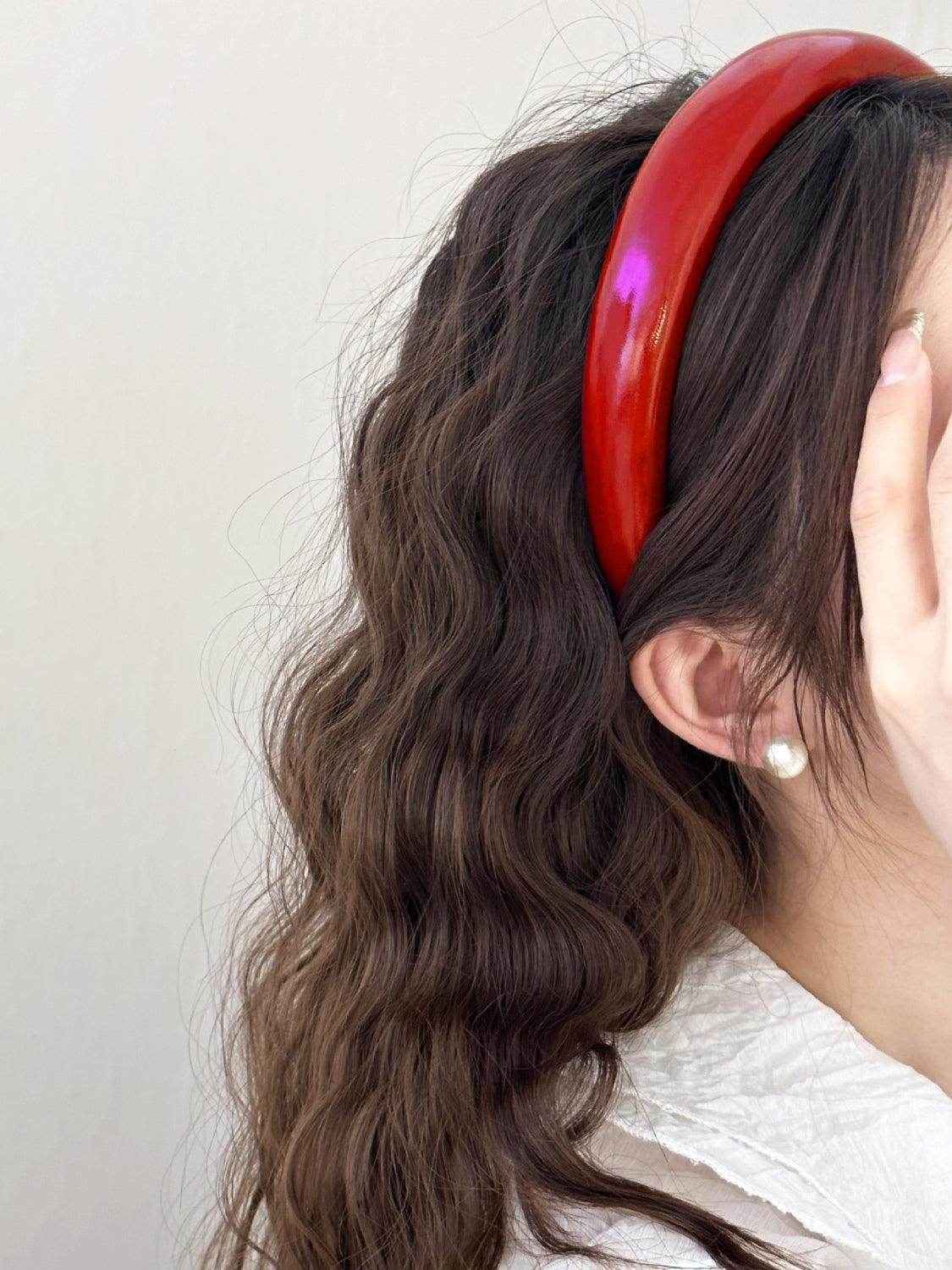 PU Leather Wide Headband for Stylish Hair Accessories