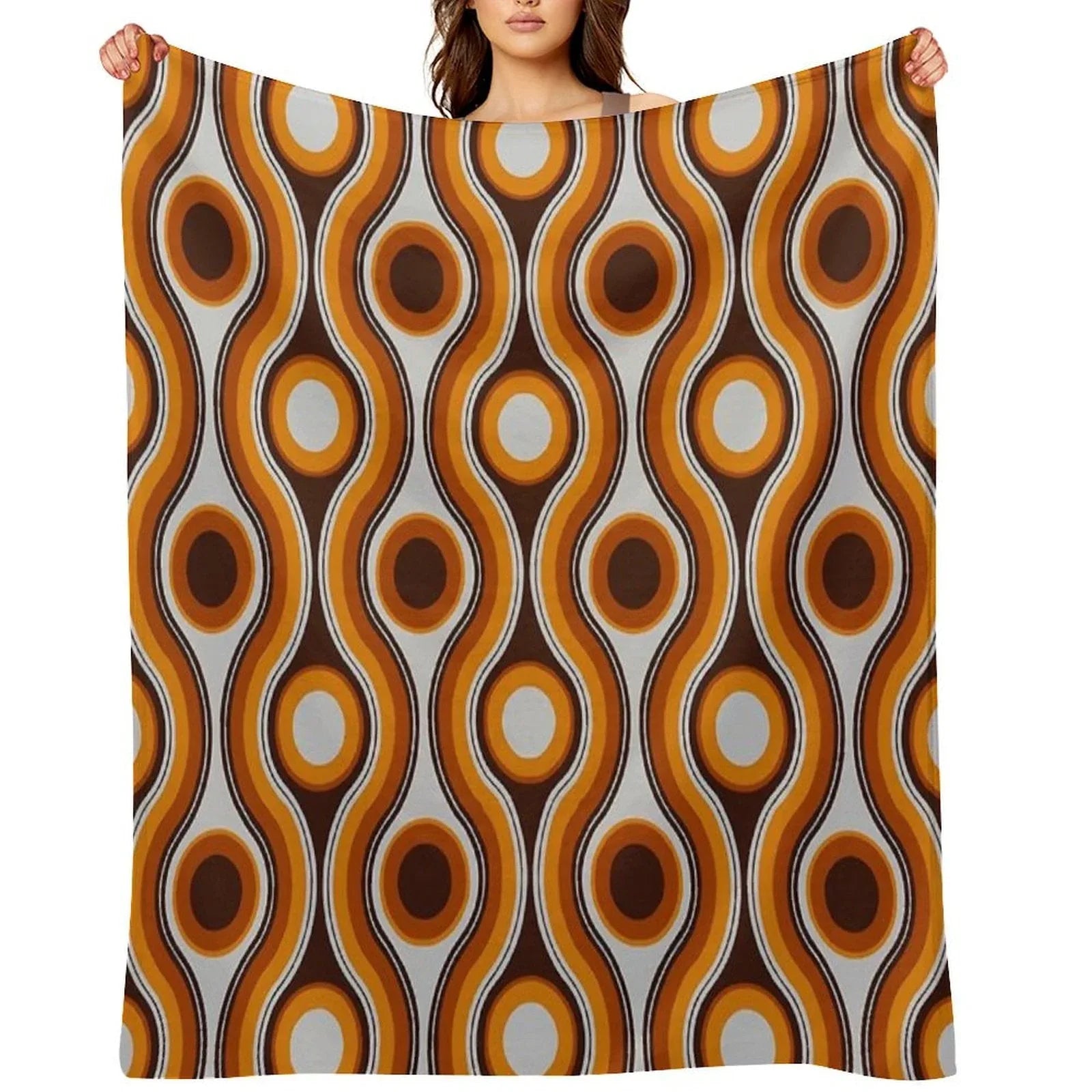 Older Patterns ~ Bridges 70s Throw Blanket