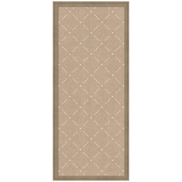 Pinboard Beige Lattice Pattern