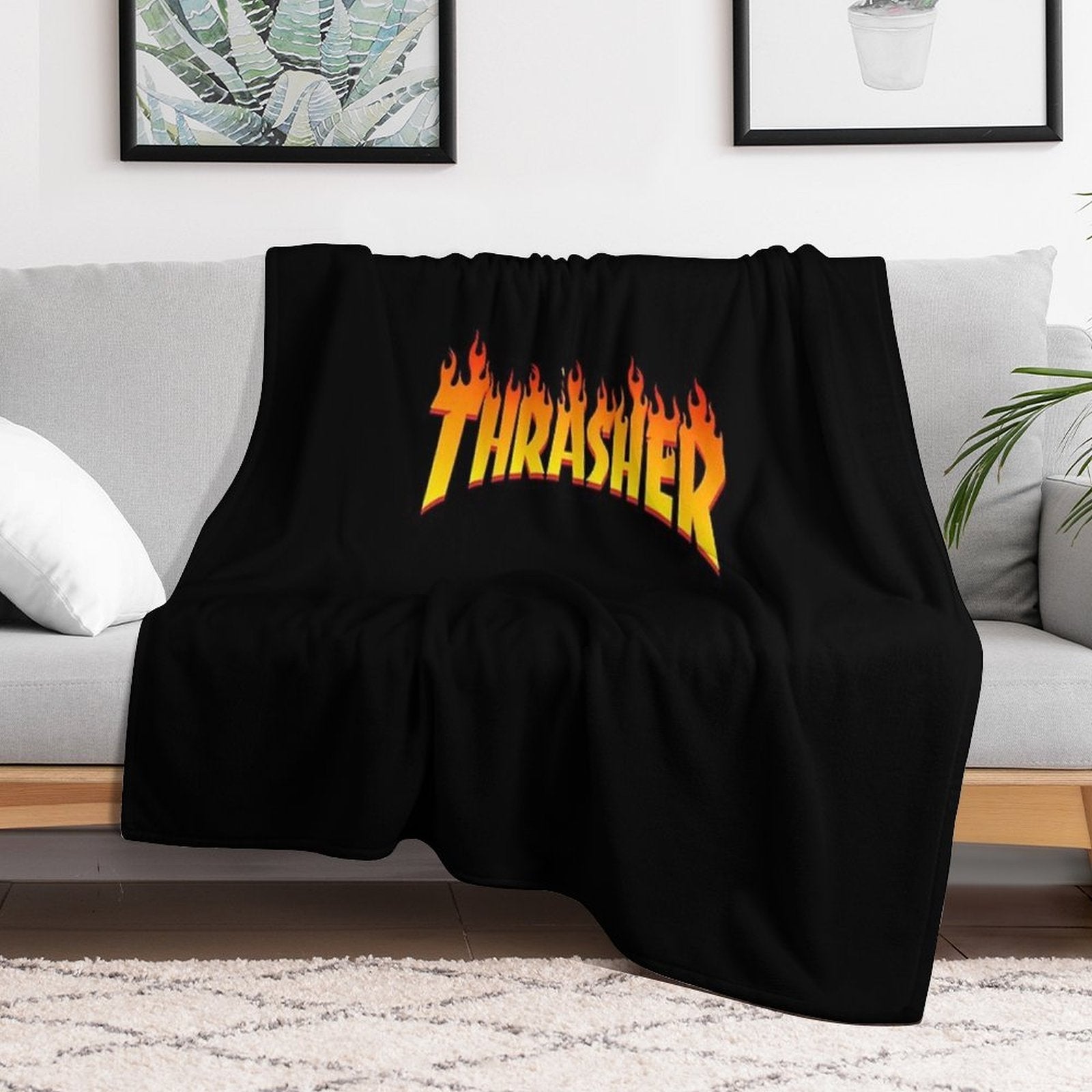 Trasher Eco-conscious Throw Blanket