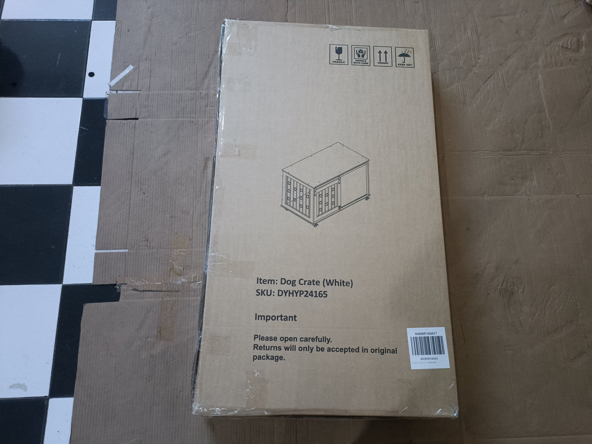 39.37'' Modern Wooden Dog Crate Furniture