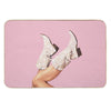 These Boots - Glitter Pink II Bath Mat