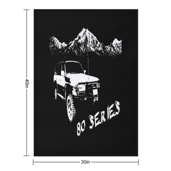 80 Series Landcruiser Throw Blanket