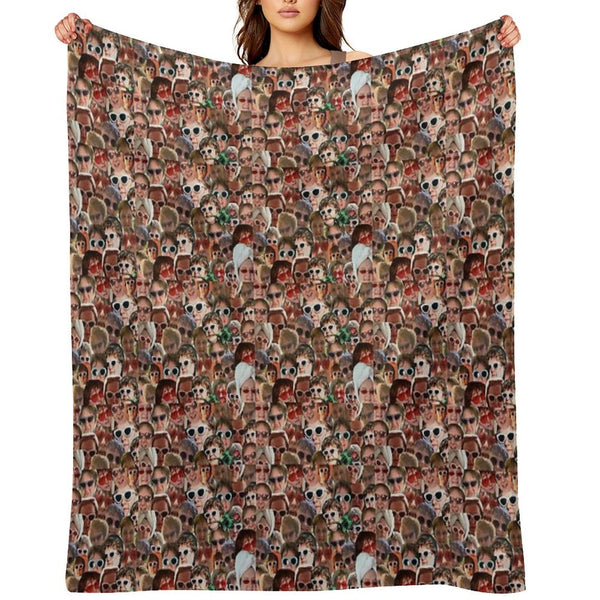 Lewis Capaldi Collage Repeat Print Anti-pilling Throw Blanket
