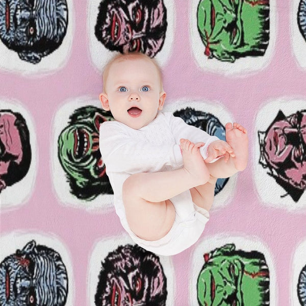 Famous Monsters Blanket Gift-ready Throw Blanket