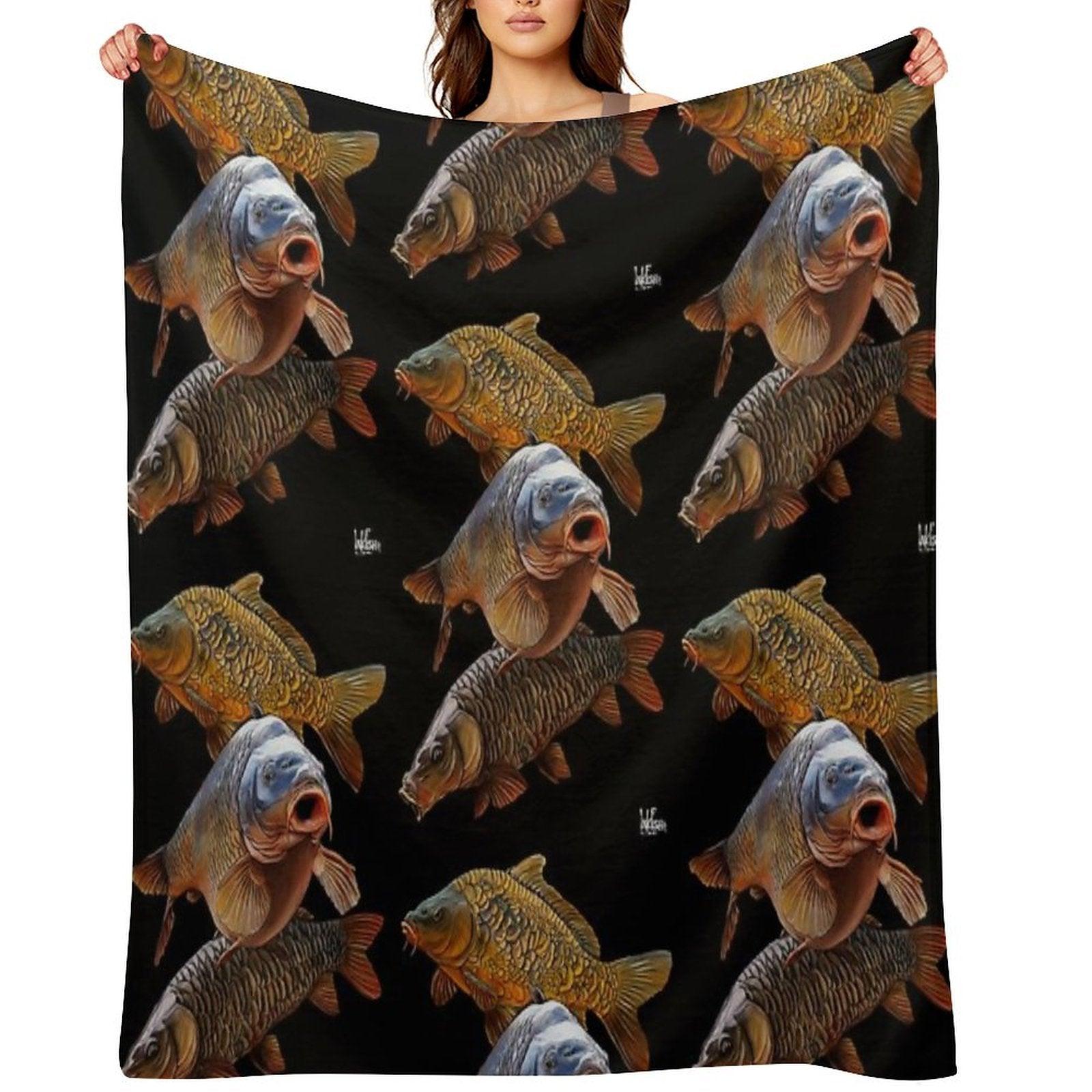 Carp Gang 1 Throw Blanket