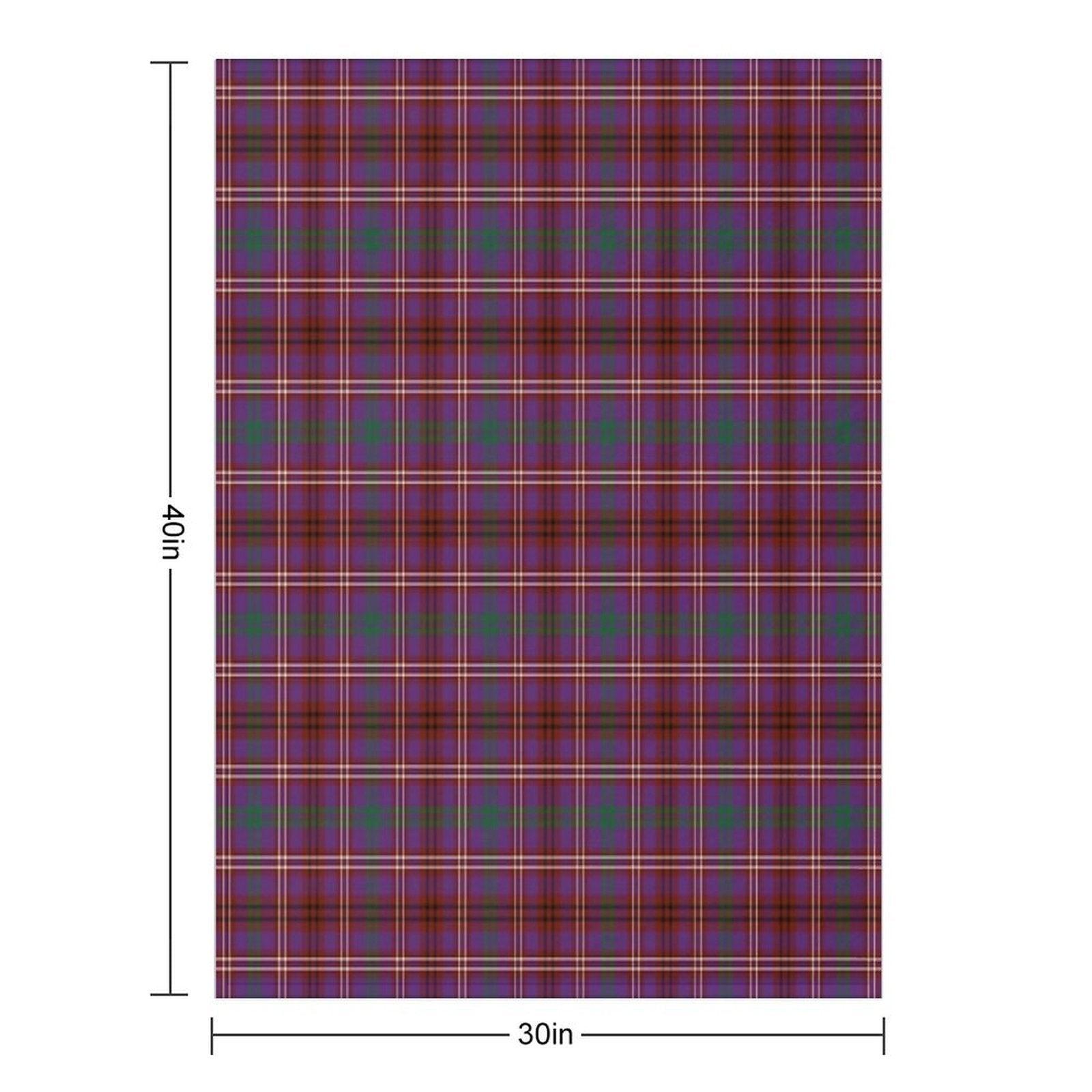 MCCALL (MacColl, McColl) Tartan ✧ Scottish Highland Clan & Family Name Tartan Throw Blanket