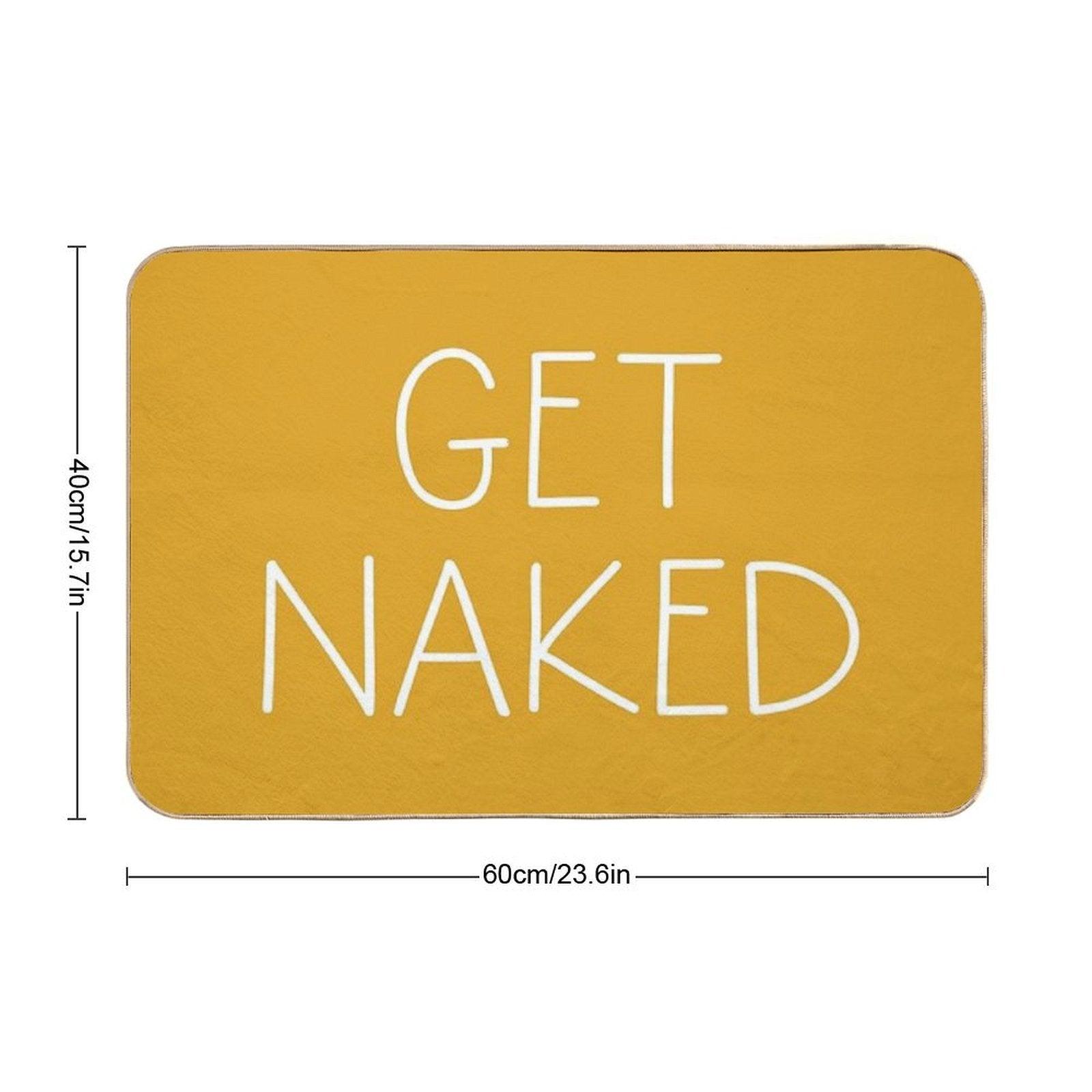 Get Naked Mustard Bath Mat