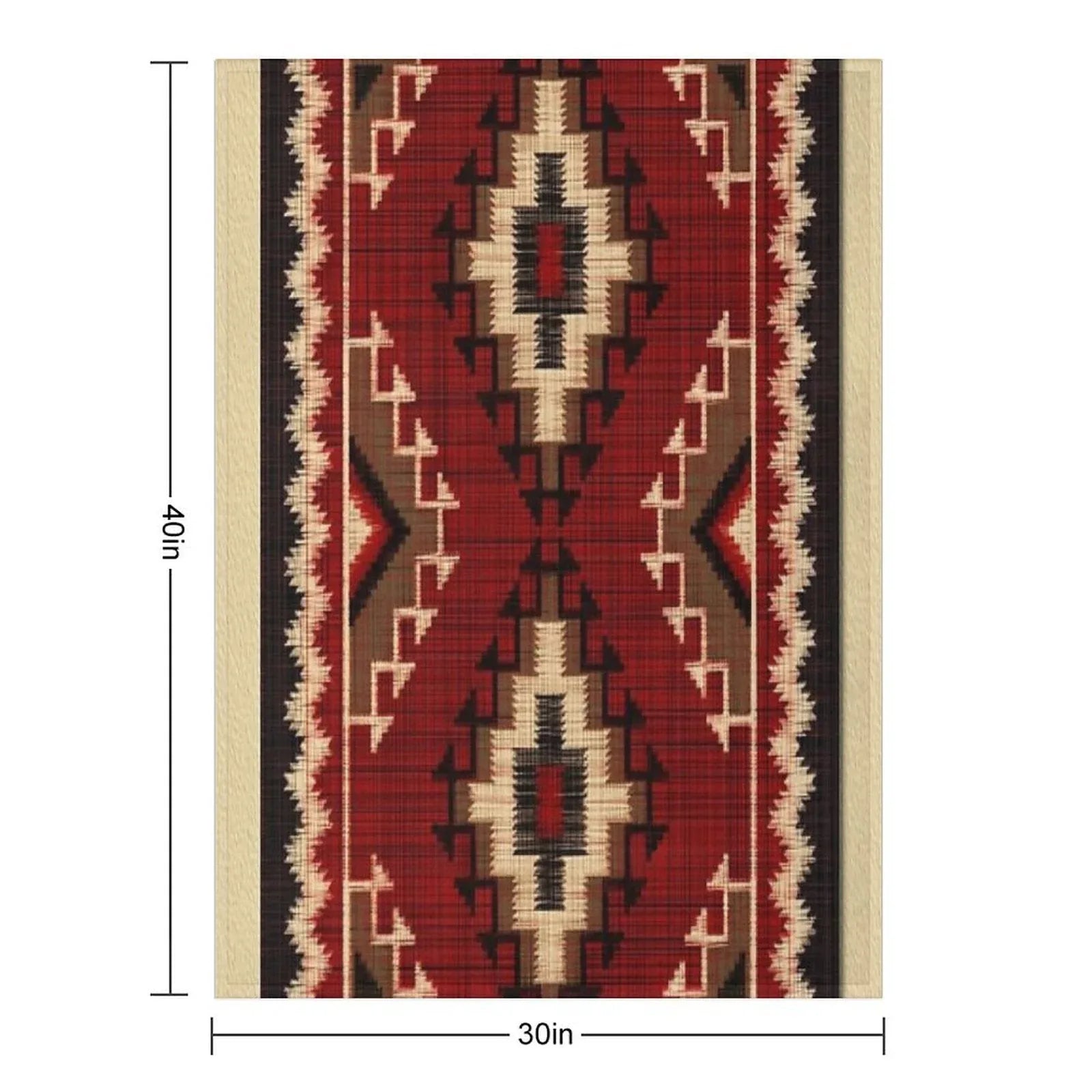 Navajo PATTERNS TRIBAL ETHNIC Throw Blanket