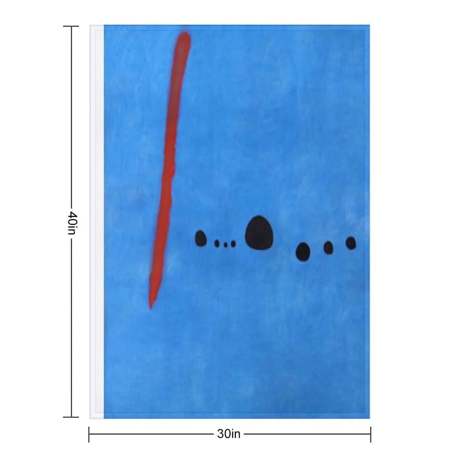 Joan Miro Blue 2 Throw Blanket