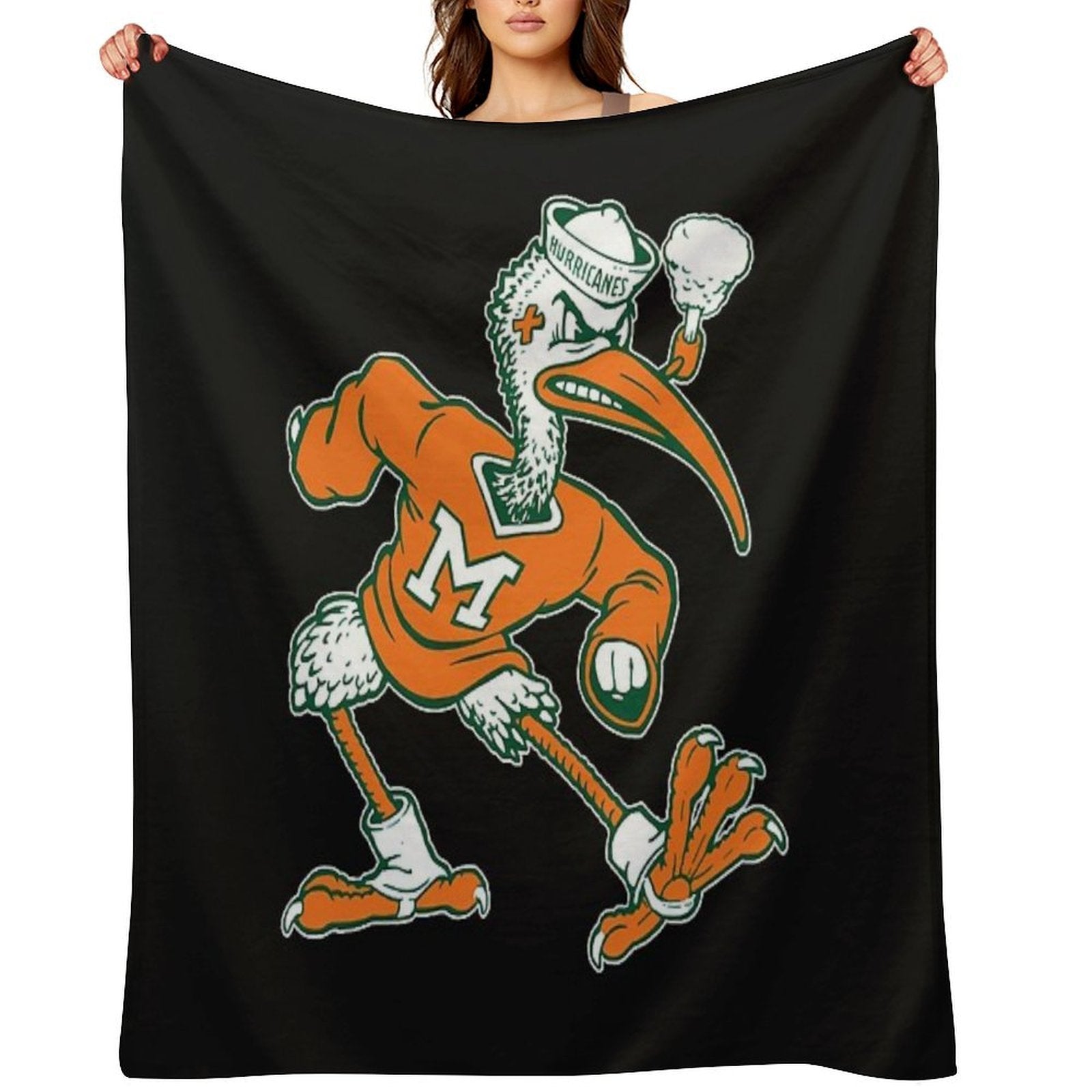 Vintage Sebastian Mascot Of Univ Velvety-soft Throw Blanket