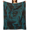 Tropical Pattern Comfort Throw Blanket