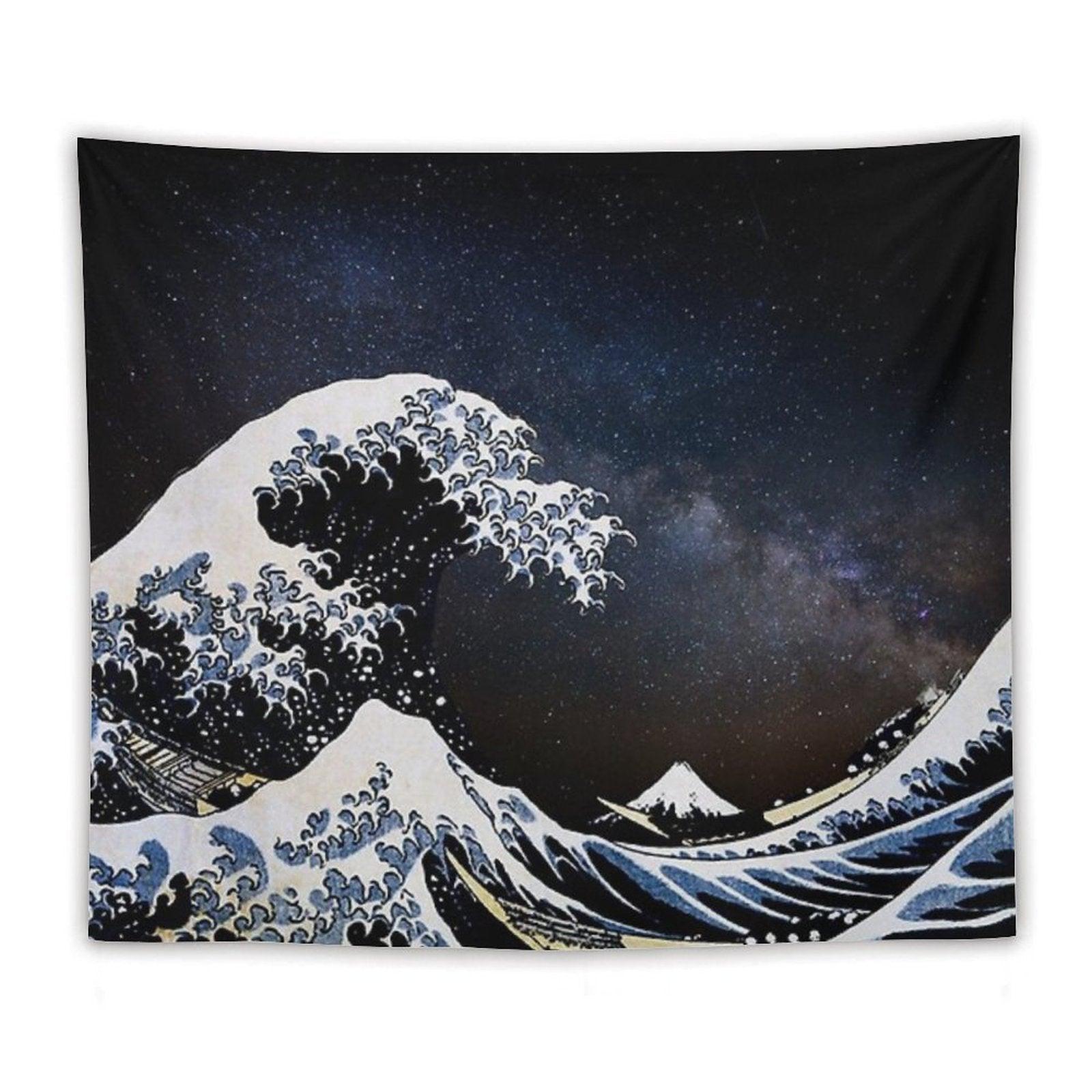 Kanagawa Wave in Space Tapestry