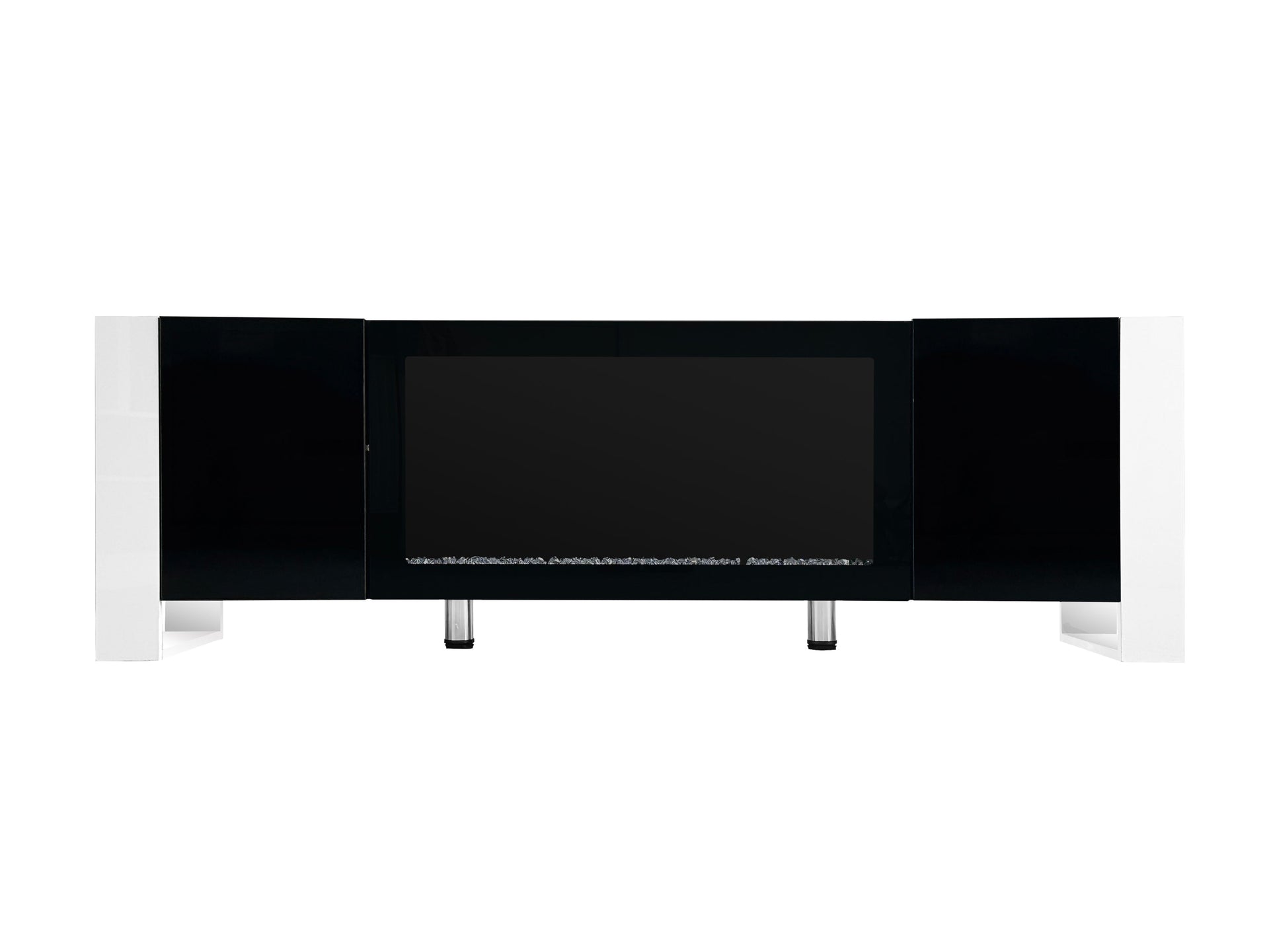 Modern TV Stand with 34.2' Non-heating Electric Fireplace