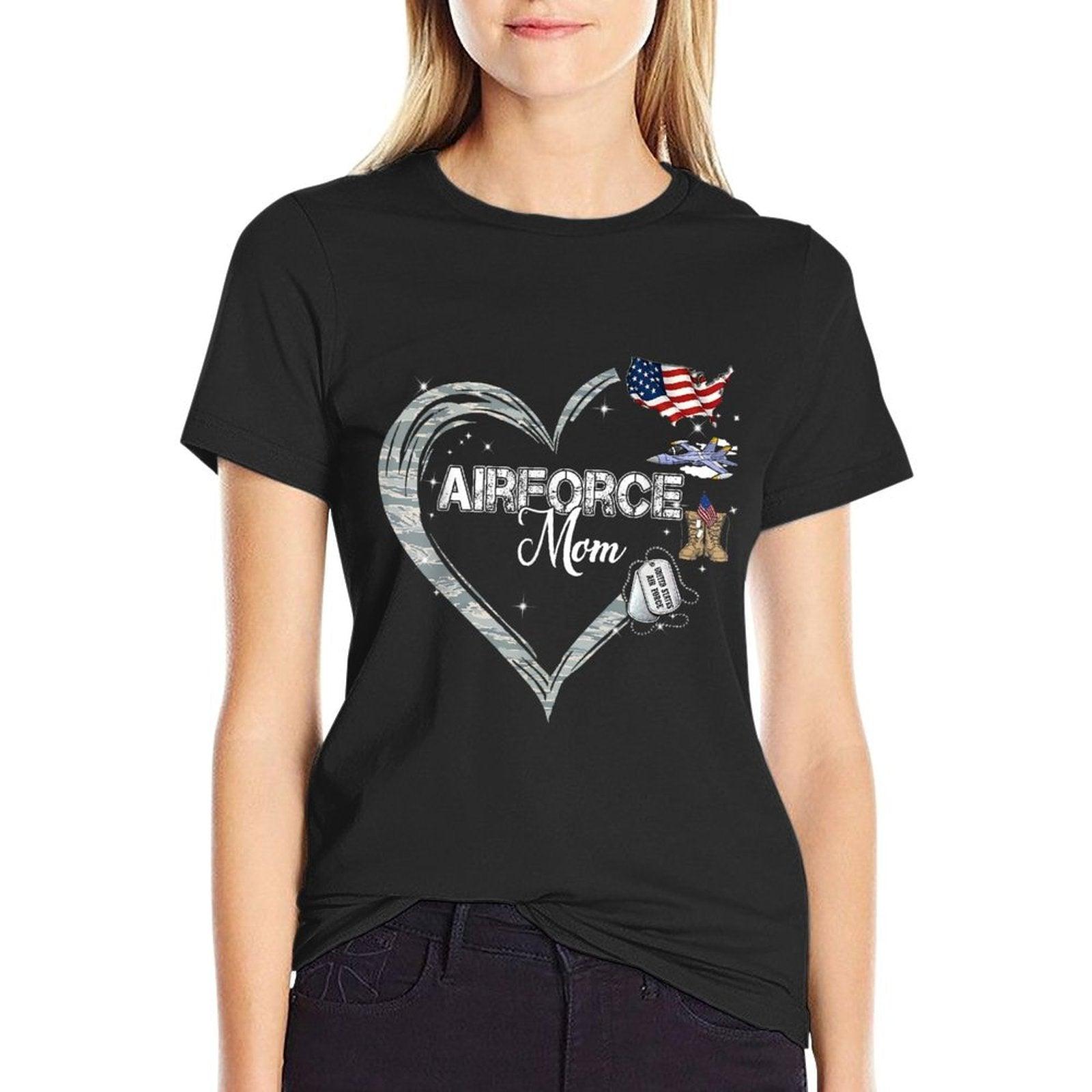 Proud Air Force Mom Air Force Graduation Mom USAF Mom T-Shirt