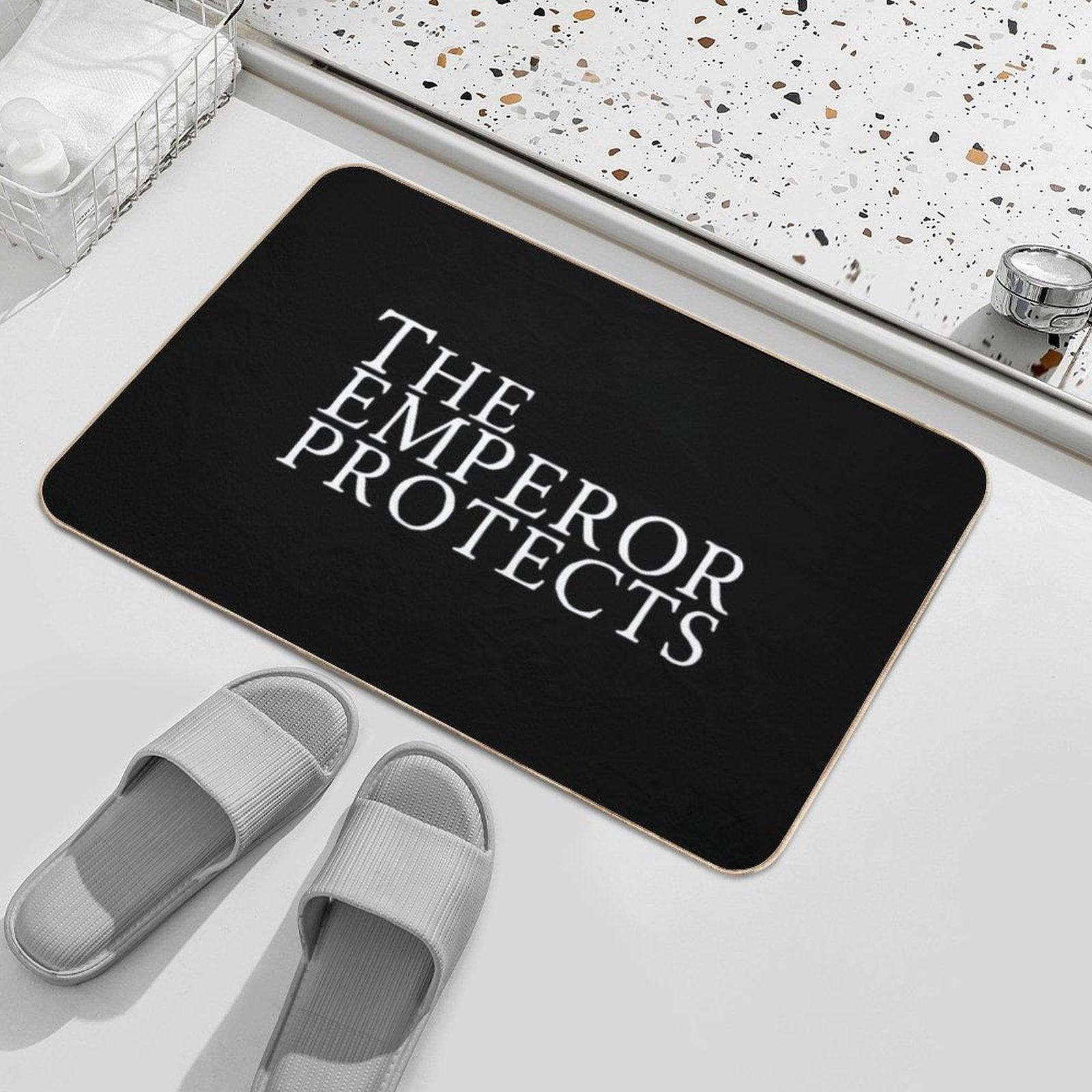 The Emperor Protects Bath Mat
