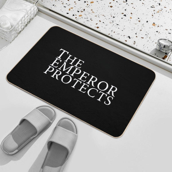 The Emperor Protects Bath Mat