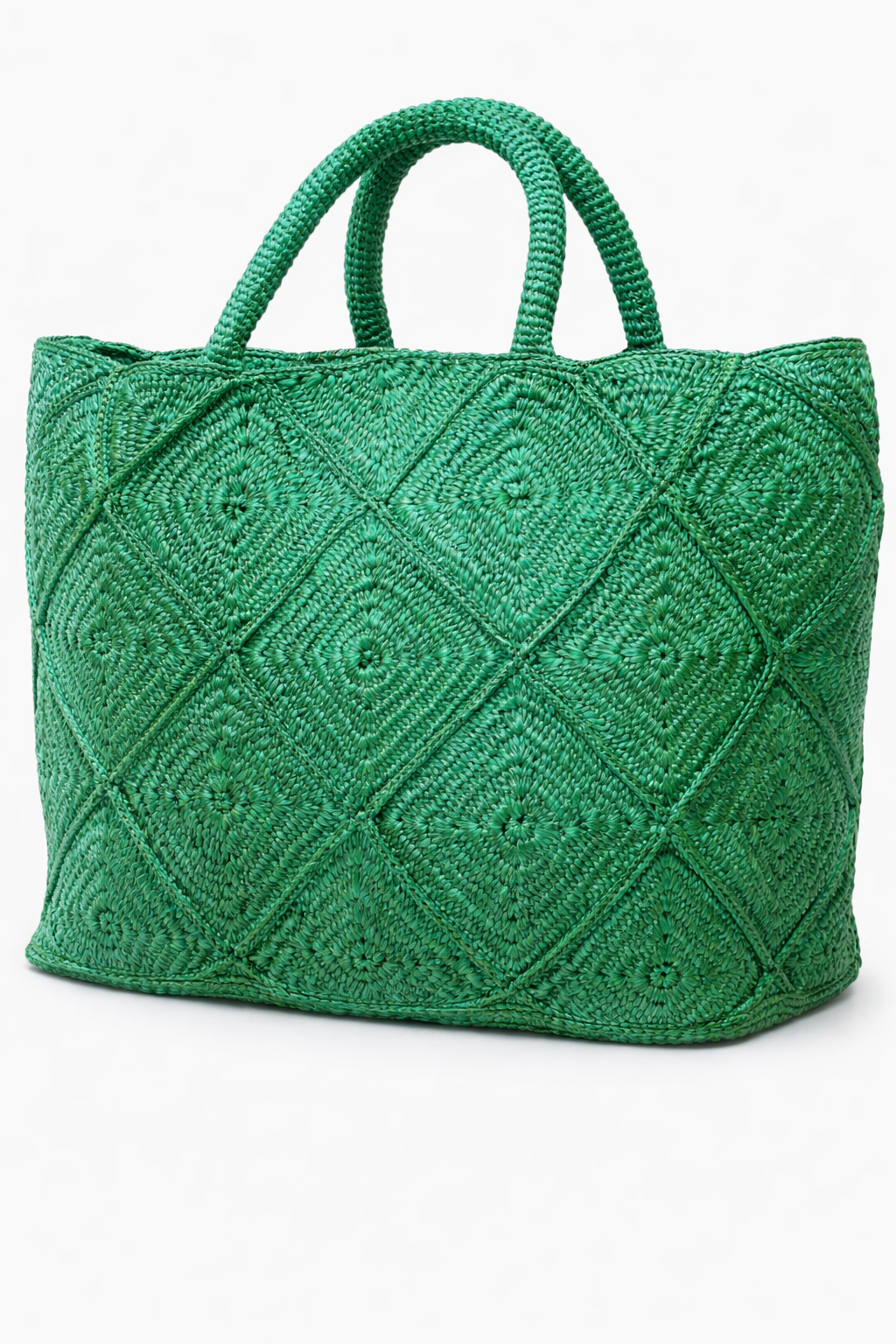 Nico Raffia Tote Bag