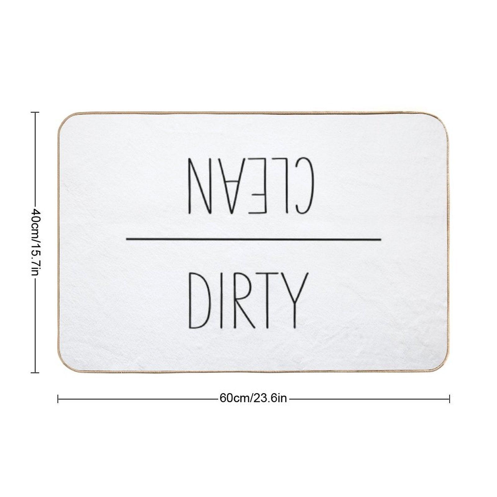 Dirty to Clean Bath Mat Bath Mat
