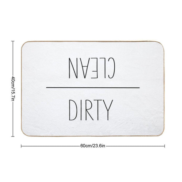 Dirty to Clean Bath Mat Bath Mat