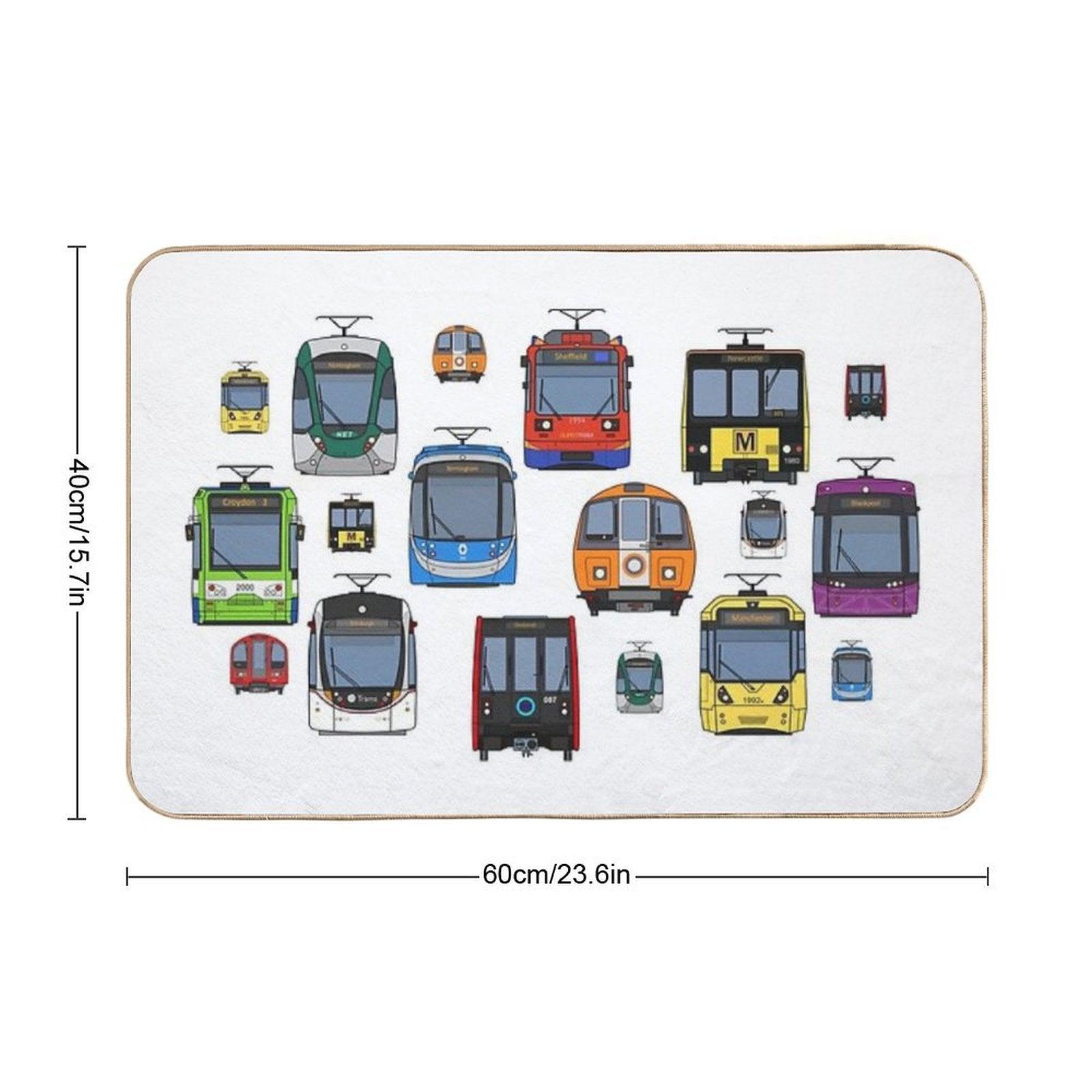GB Metro And Light Rail Bath Mat