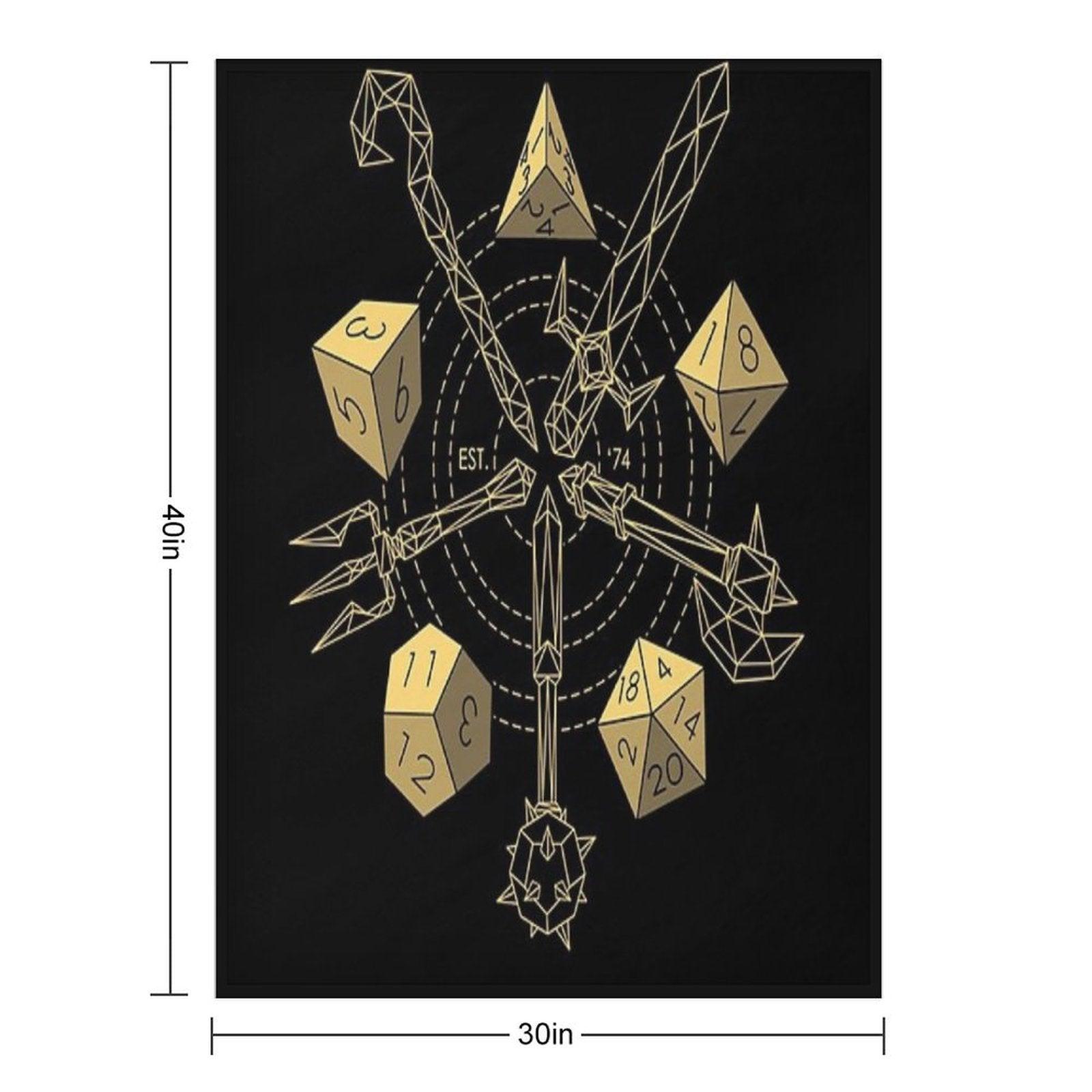 Dungeons & Dragons - Choose Your Weapon Throw Blanket