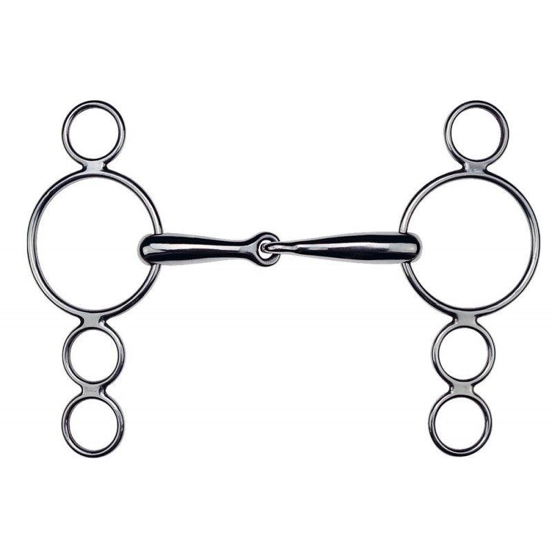 Feeling Continental Gag Bit, 4-Ring Cheeks