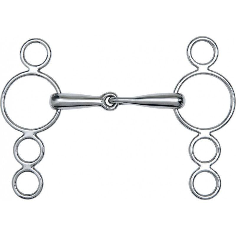 Feeling Continental Gag Bit, 4-Ring Cheeks