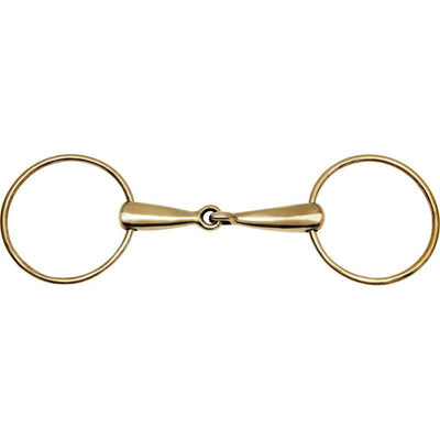 Feeling Large Rings Snaffle, German silver