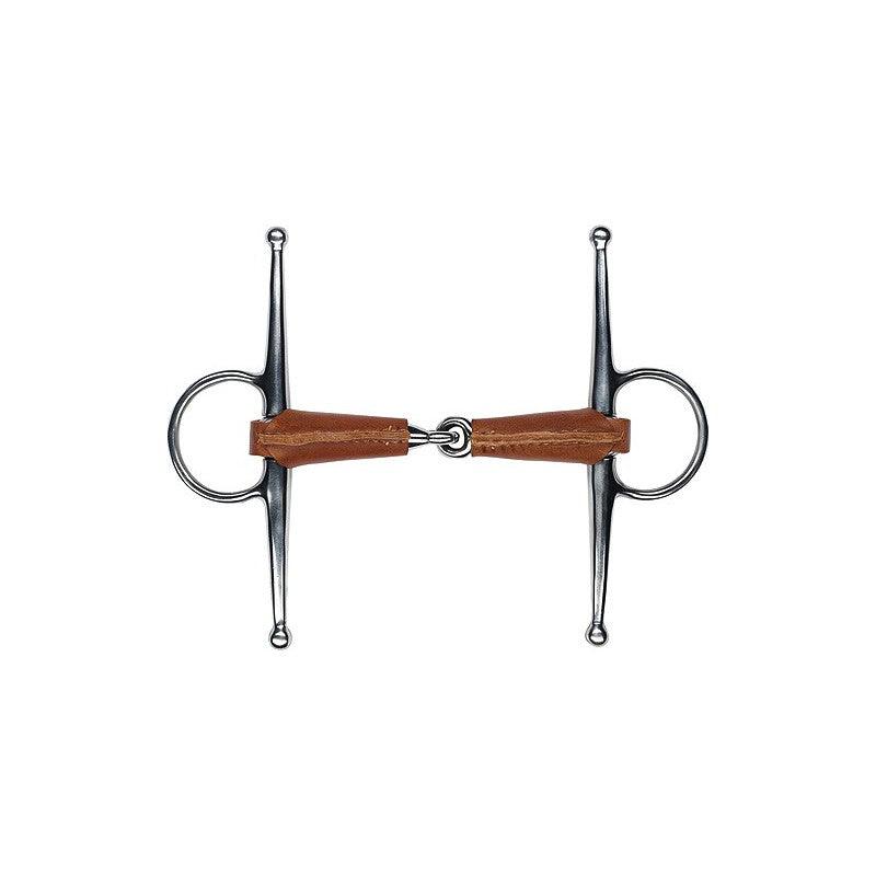 Feeling Leather Covered Full Cheek Snaffle