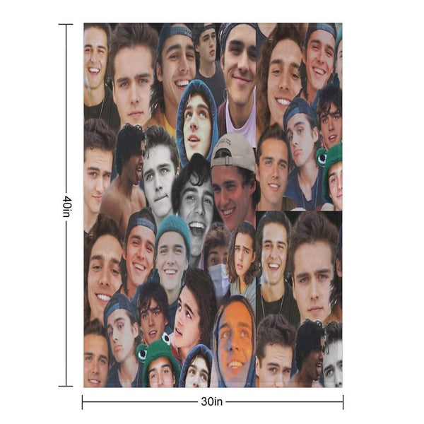 Charlie Gillespie Collage Lightweight Throw Blanket