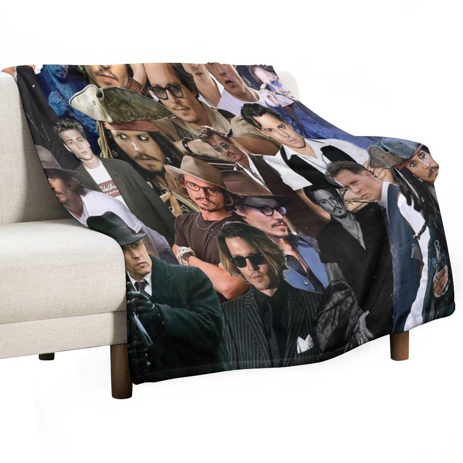 Johhny Depp Versatility Throw Blanket