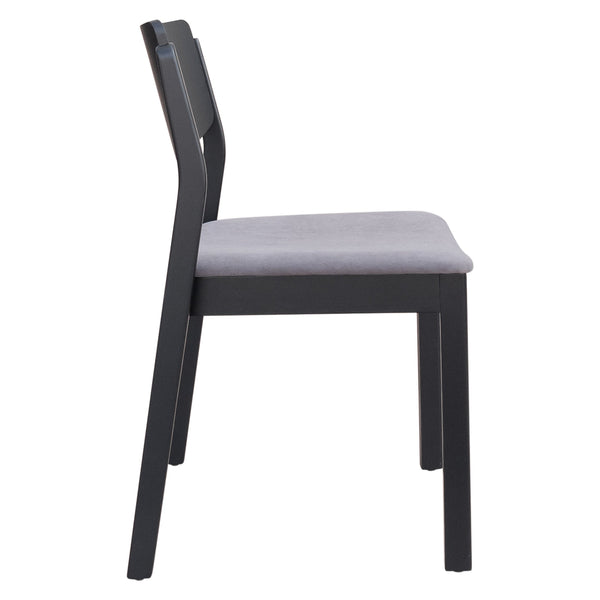 Desdamona Dining Chair (Set of 2) Gray & Black