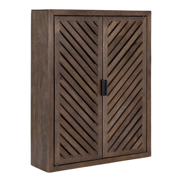 Mezzeta Tall Wood Bath Cabinet