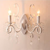 Crystal Elegant Wall Lamp - Doubleheaded white