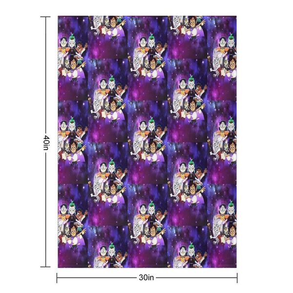 The Owl House Team Throw Blanket