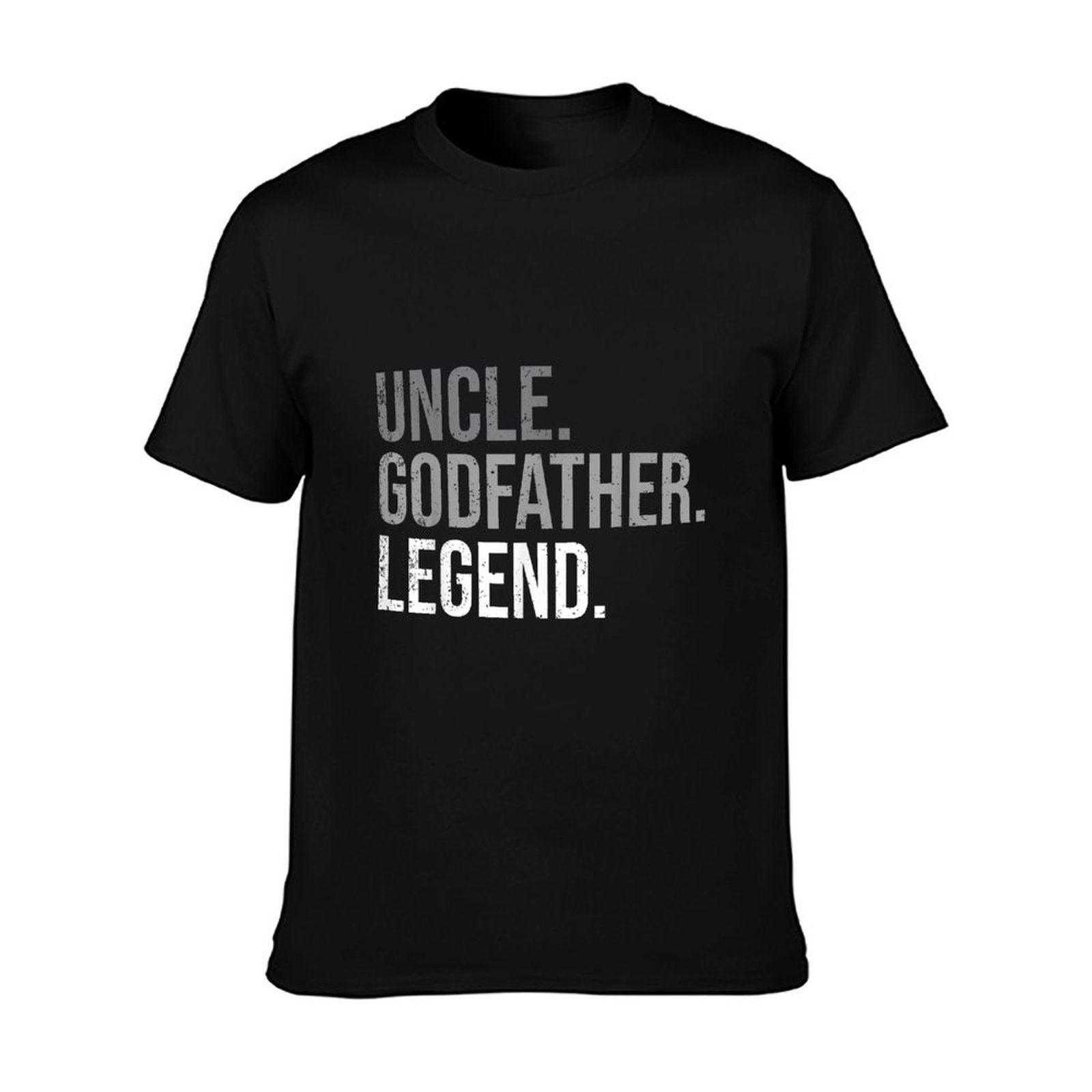 Uncle Godfather Legend Best Godfather Proposal Baptism T-Shirt