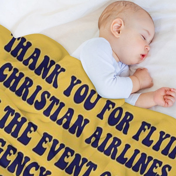 Trixie And Katya Christian Airlines Durable Throw Blanket