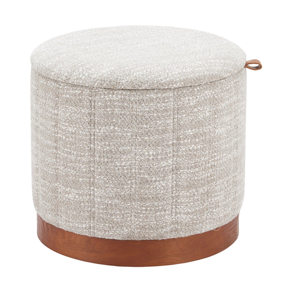 Fije Storage Ottoman Gray