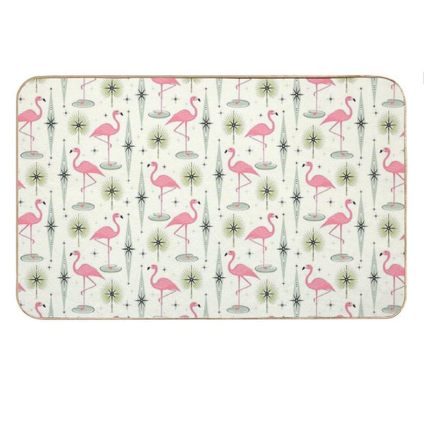 Atomic Flamingo Oasis Bath Mat