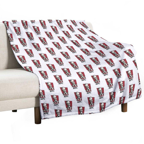 Fast Food Chicken Restaurant KENTUCKY Throw Blanket